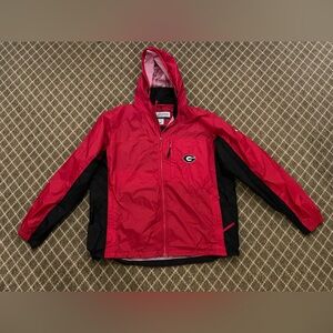 Columbia Red and Black Georgia bulldog Hooded Jacket